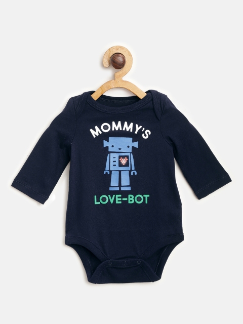 

GAP Baby Boys Graphic Long Sleeves Bodysuit, Navy blue