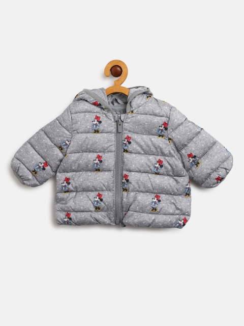 

GAP Baby Girls Print Hoodie Jacket, Grey