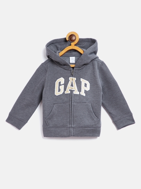 

GAP Girls Logo Hoodie Sweatshirt, Charcoal