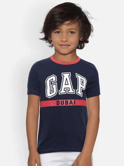 

GAP Boys Logo Short Sleeve T-shirt, Navy blue