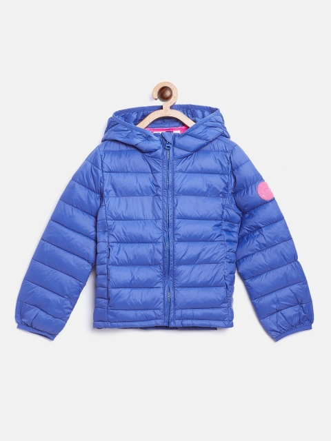 

GAP Girls Solid Puffer Jacket, Blue