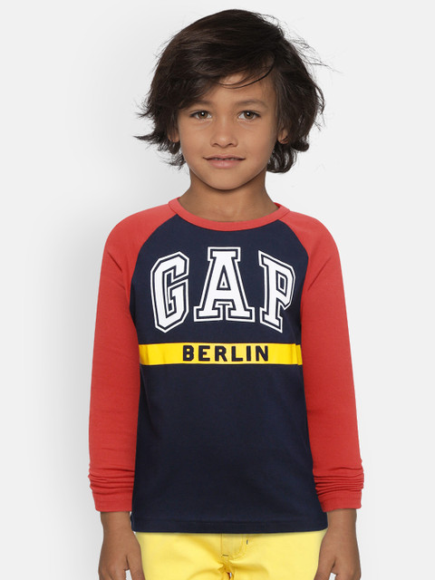 

GAP Boys Logo Raglan T-shirt, Navy blue