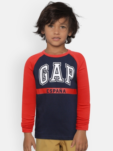 

GAP Boys Logo Raglan T-shirt, Navy blue