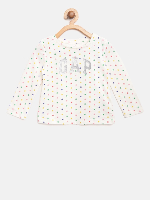 

GAP Girls Logo Long Sleeves T-shirt, White