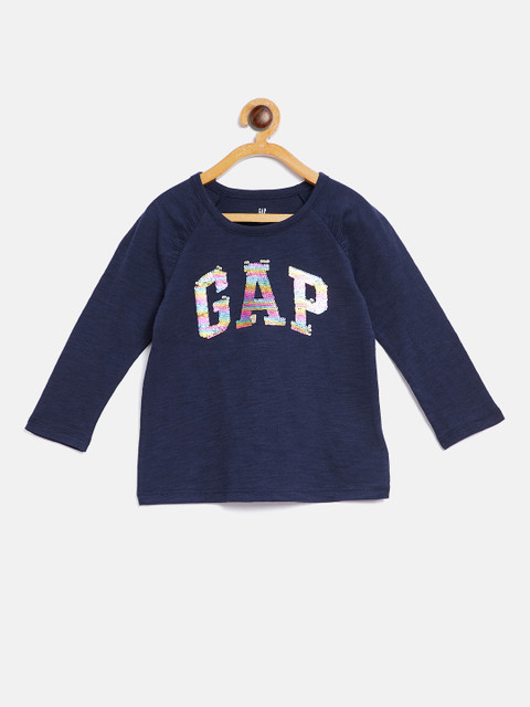 

GAP Kids Flippy Sequin Graphic T-Shirt, Navy blue