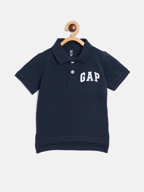 

GAP Boys Logo Short Sleeve Polo T-Shirt, Navy blue