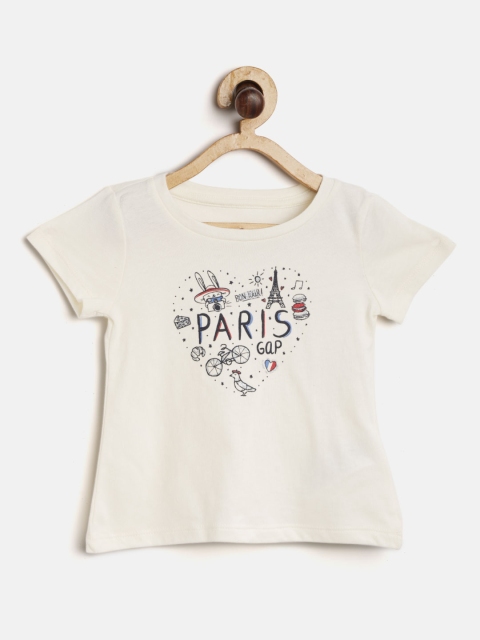

GAP Girls Graphic Short Sleeve T-Shirt, Off white