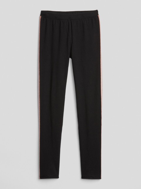 

GAP Girls Heart Print Leggings in Stretch Jersey, Black