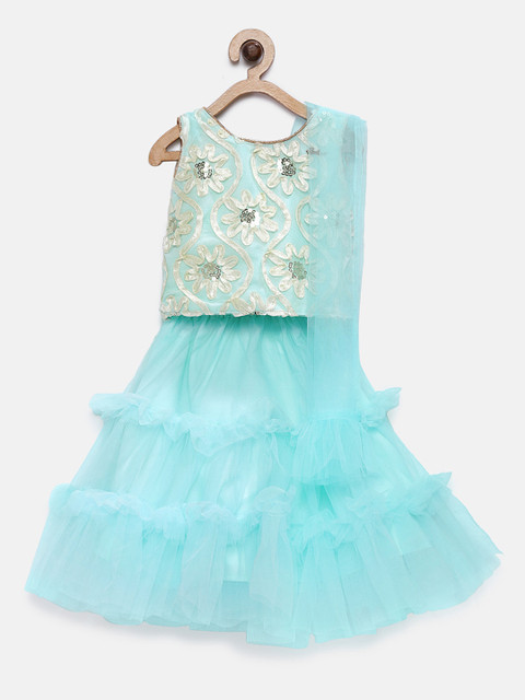 

Barbie by Many Frocks & Blue Ready to Wear Lehenga & Blouse with Dupatta