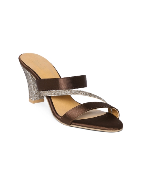 

Inc 5 Women Brown Embellished Heels