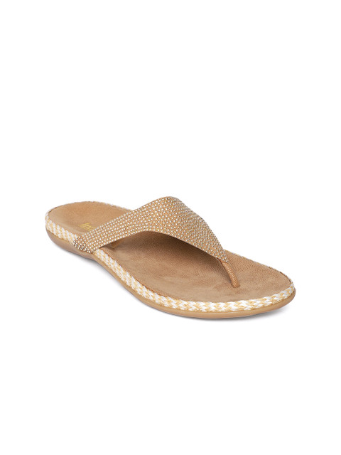 

Inc 5 Women Beige Solid Open Toe Flats