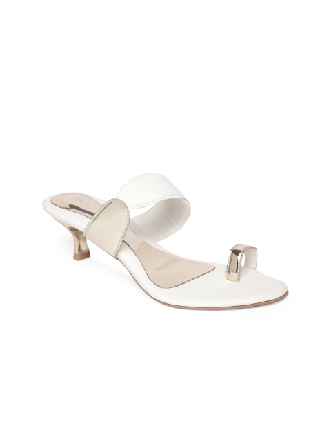 

Inc 5 Women White Solid Sandals