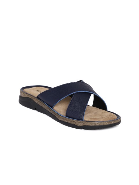 

Inc 5 Women Navy Blue Solid Open Toe Flats