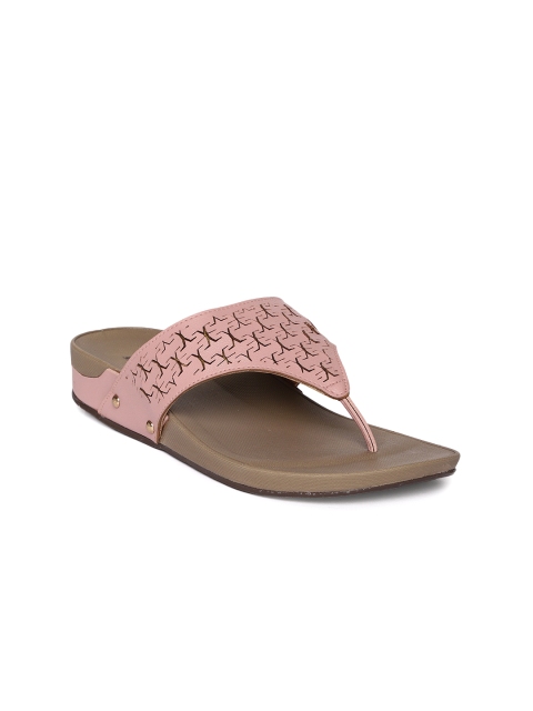 

Inc 5 Women Pink Solid Open Toe Flats