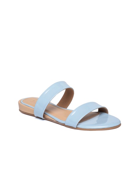

Inc 5 Women Blue Solid Open Toe Flats