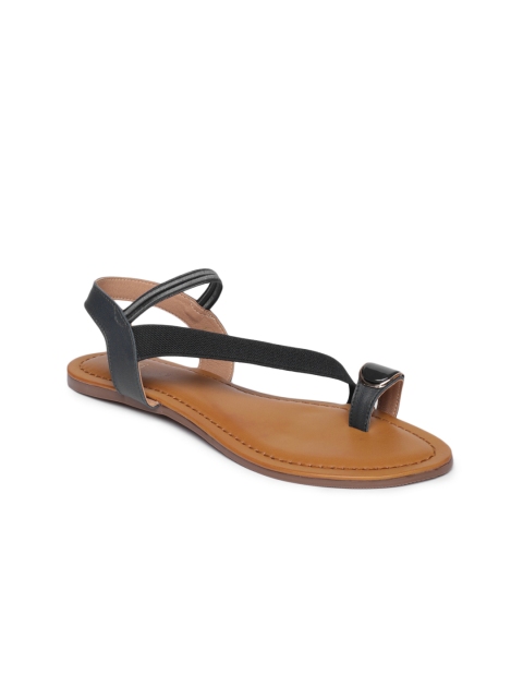

Inc 5 Women Black Solid One Toe Flats