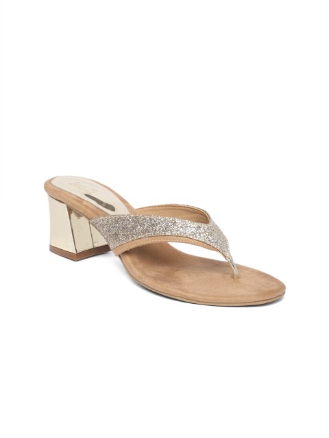 

Inc 5 Women Silver-Toned Solid Sandals