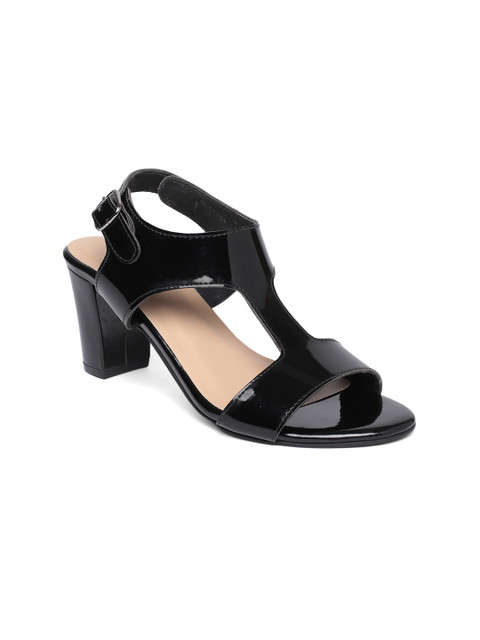 

Inc 5 Women Black Solid Sandals