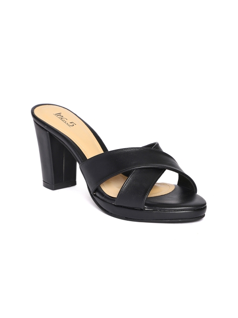 

Inc 5 Women Black Solid Sandals