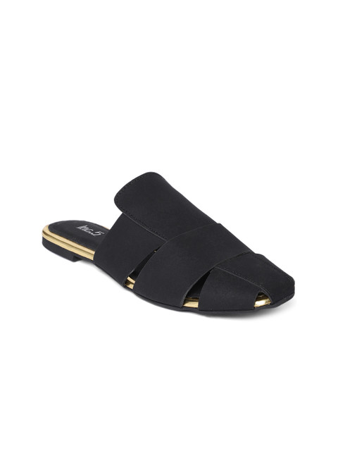 

Inc 5 Women Black Solid Mules