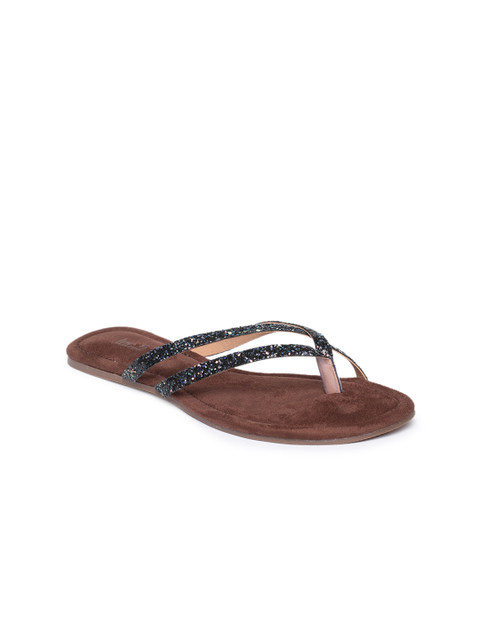 

Inc 5 Women Black Embellished One Toe Flats