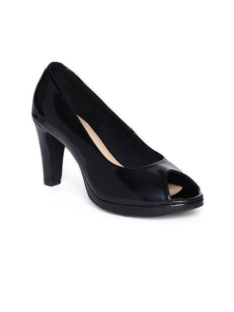 

Inc 5 Women Black Solid Peep Toes