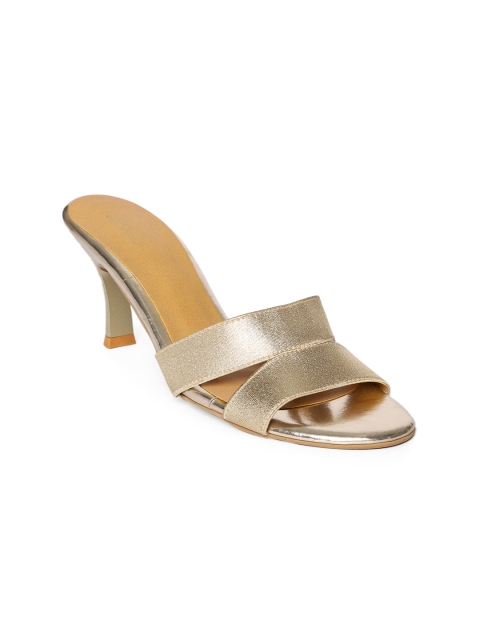 

Inc 5 Women Gold-Toned Solid Heels