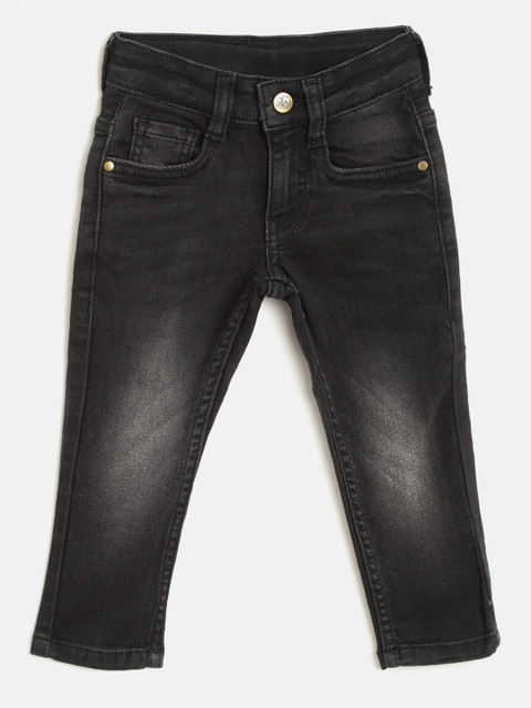 

Flying Machine Boys Charcoal Grey Skinny Fit Mid-Rise Clean Look Stretchable Jeans