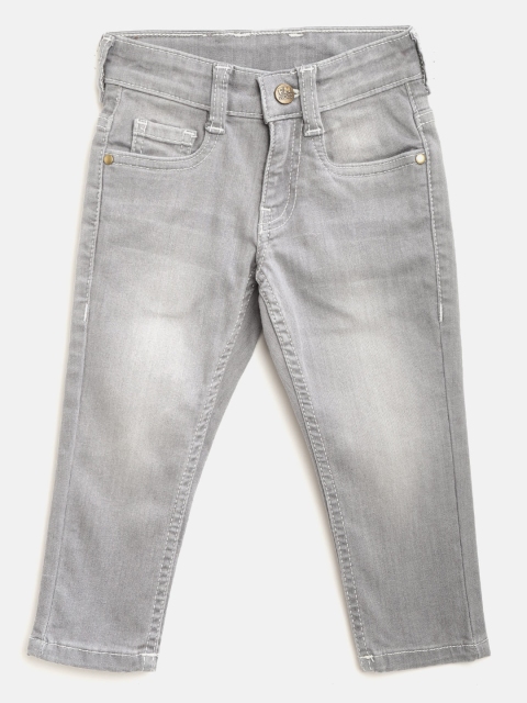 

Flying Machine Boys Grey Skinny Fit Mid-Rise Clean Look Stretchable Jeans
