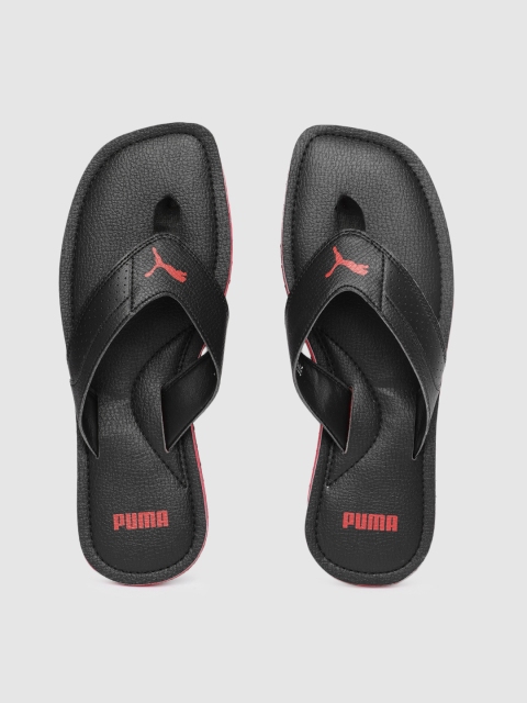 

Puma Men Black Solid Thong Flip-Flops