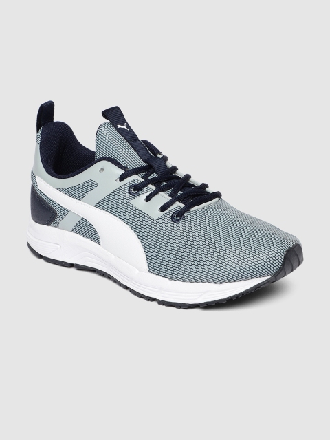 

Puma Men Navy Blue White Progression Duo Running Shoes