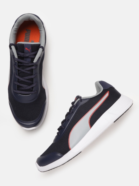

Puma Men Navy Blue Grey Ontario Running Shoes