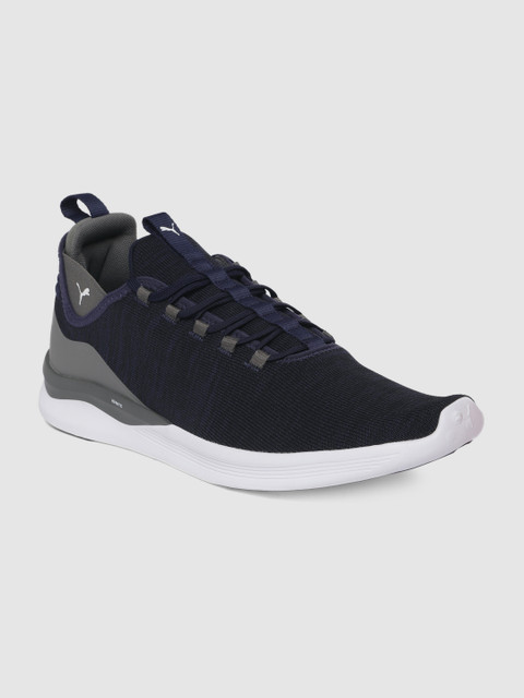 

Puma Men Navy Blue Ignite Flash Daunt Evoknit Running Shoes