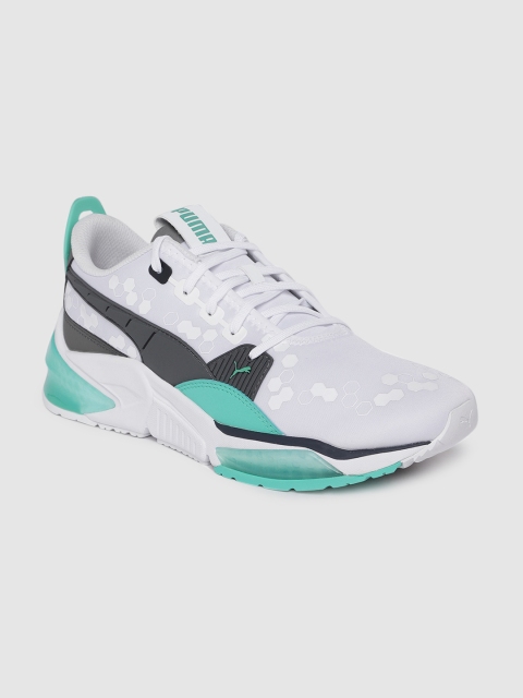 

Puma Men White Lqdcell Optic Running Shoes