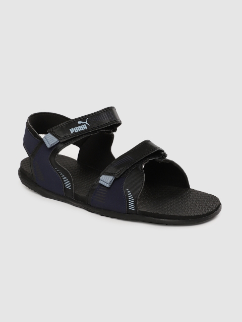 

Puma Men Blue & Black Croatia IDP Sports Sandals