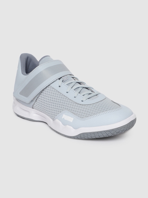 

Puma Men Grey & Blue Rise Xt 4 Training Shoes