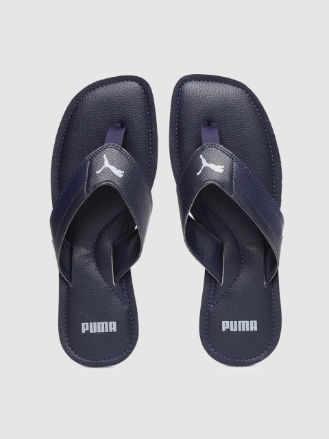 

Puma Men Navy Blue Solid Thong Flip-Flops