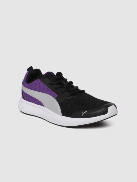 

Puma Women Black & Purple Breakout Wn'S Idp Sneakers