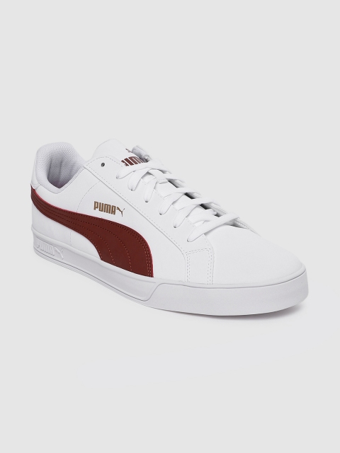 

Puma Unisex White Smash Vulc SoftFoam+ Sneakers