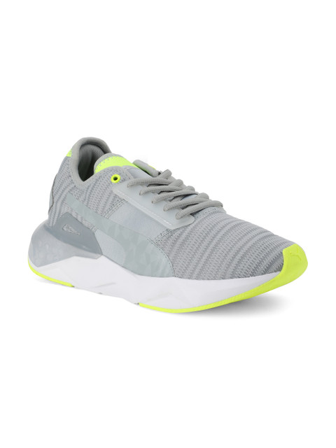 

Puma Women Grey & White Cell Plasmic Quarry Training or Gym Shoes