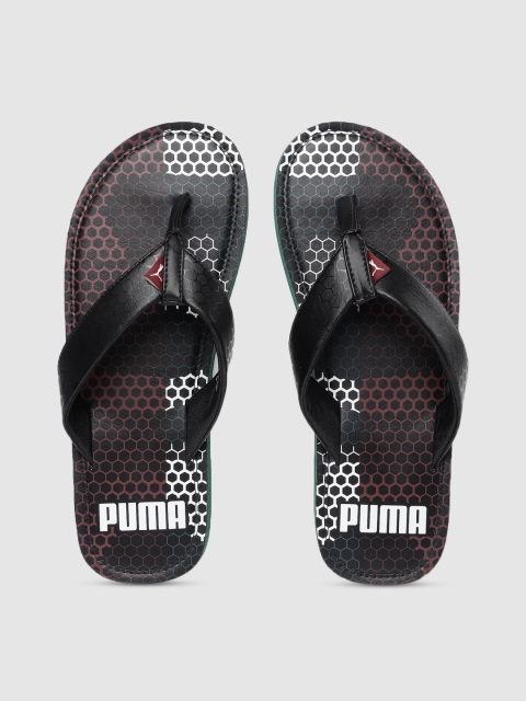 

Puma Men Black Solid Thong Flip-Flops