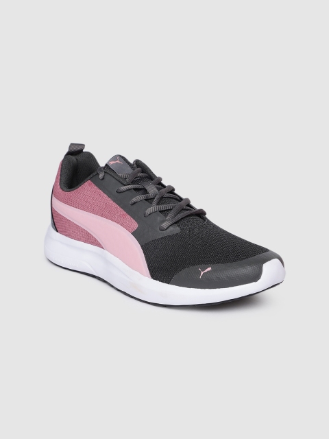 

Puma Women Grey & Pink Breakout IDP Sneakers