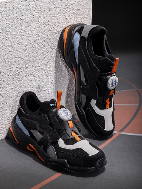 

Puma Unisex Black Thunder Disc Sneakers