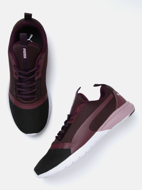 

Puma Women Purple & Black Vigor Prime Idp Running Shoes