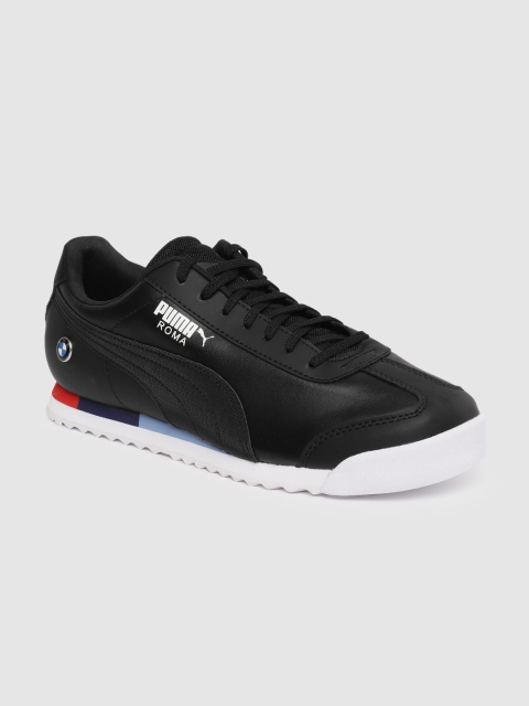 

Puma Men Black BMW MMS Roma Leather Sneakers