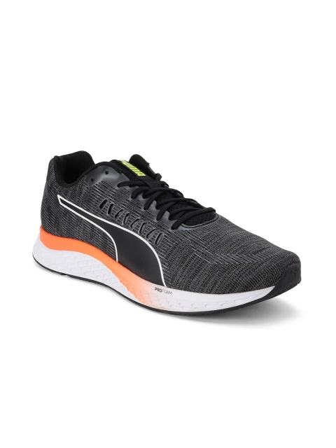 

Puma Unisex Black Leather Speed Sutamina Running Shoes
