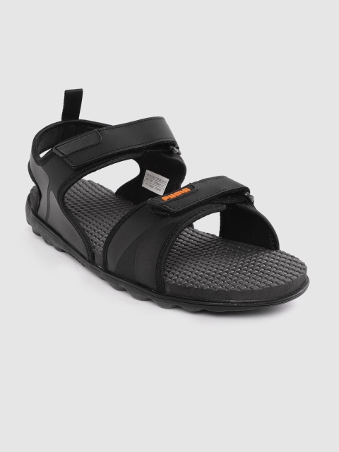

Puma Men Black Solid Crystal IDP Sports Sandals