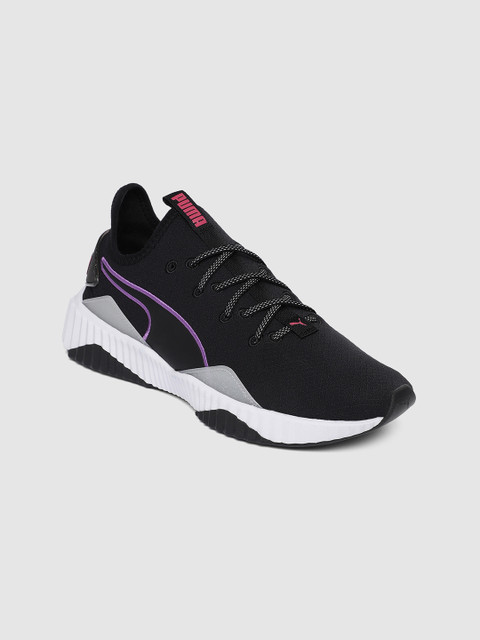

Puma Women Black Defy Sheen Training or Gym Shoes