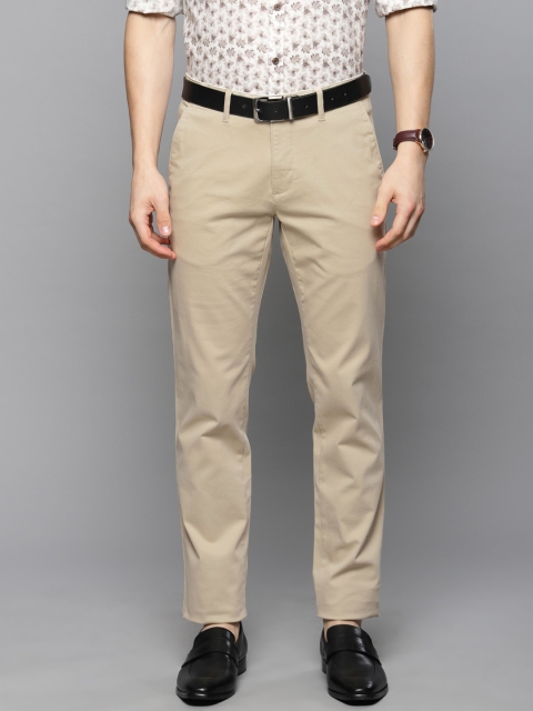 

Louis Philippe Sport Men Beige Slim Fit Solid Chinos