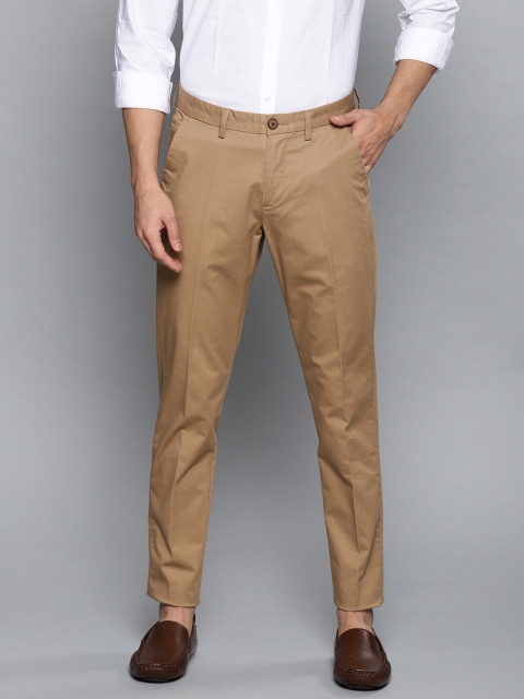 

Louis Philippe Sport Men Khaki Slim Fit Printed Smart Casual Chinos